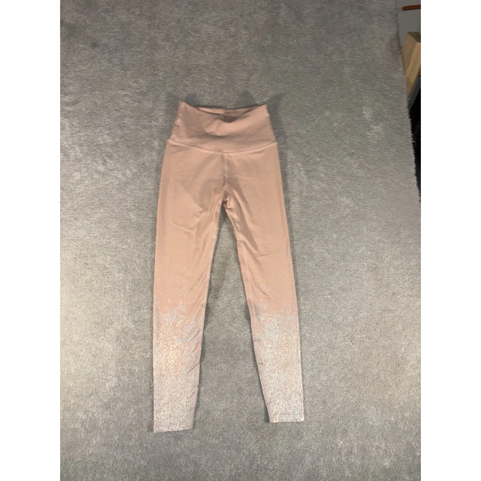 Beyond Yoga Leggings Women Small Blush Silver Alloy‎ Ombre Yoga Athletic - Image 2