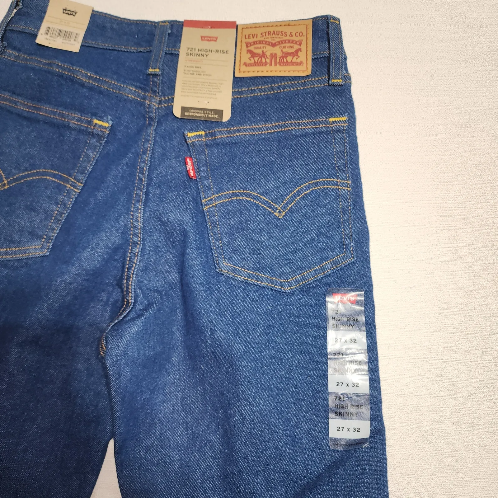 721 Levi's high rise skinny jeans W27xL30 women's - Image 7
