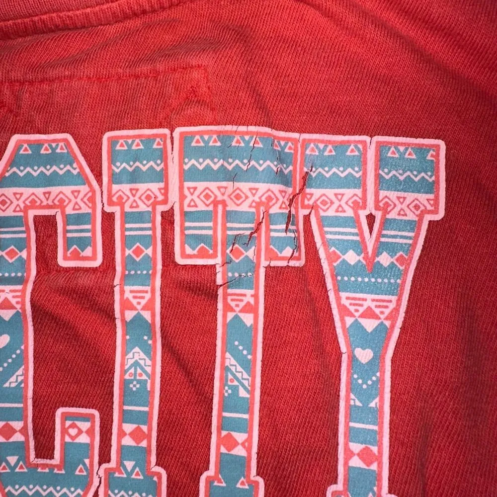 Panama City Beach Small US Vintage Long Sleeve Pullover Crew Neck T - Image 11