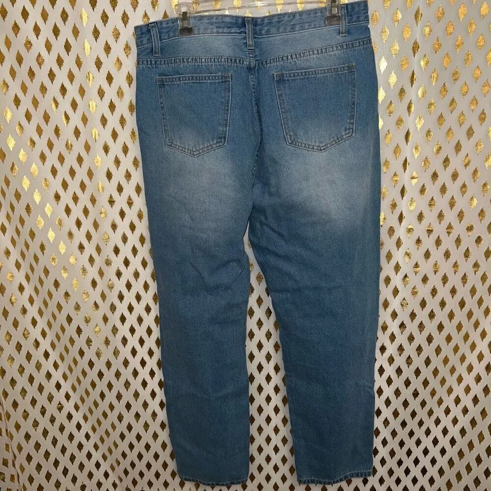 Nude cutout dress and baggy boyfriend jeans bundle set size XL ￼ - Image 6