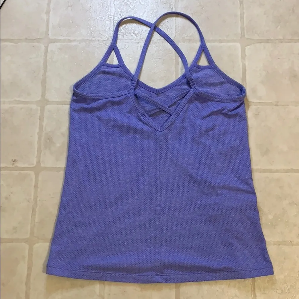 Lorna Jane Criss Cross Breathable Tank Top SZ S - Image 3