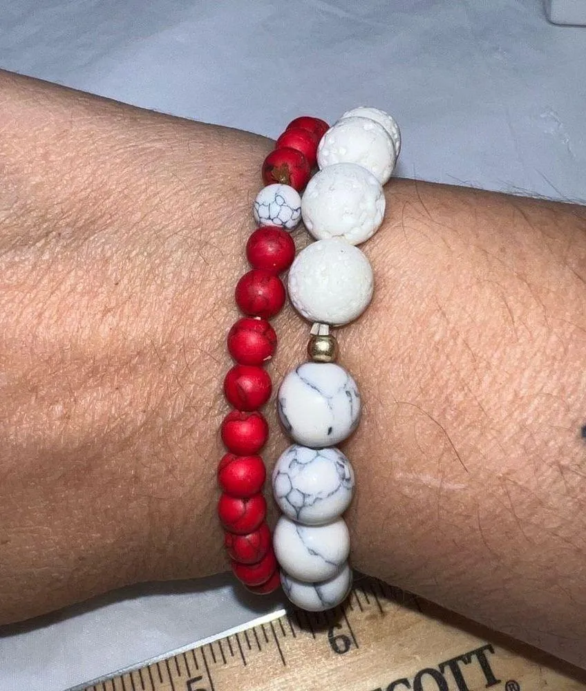 Set of Two Stone Couples Bracelets - Image 4