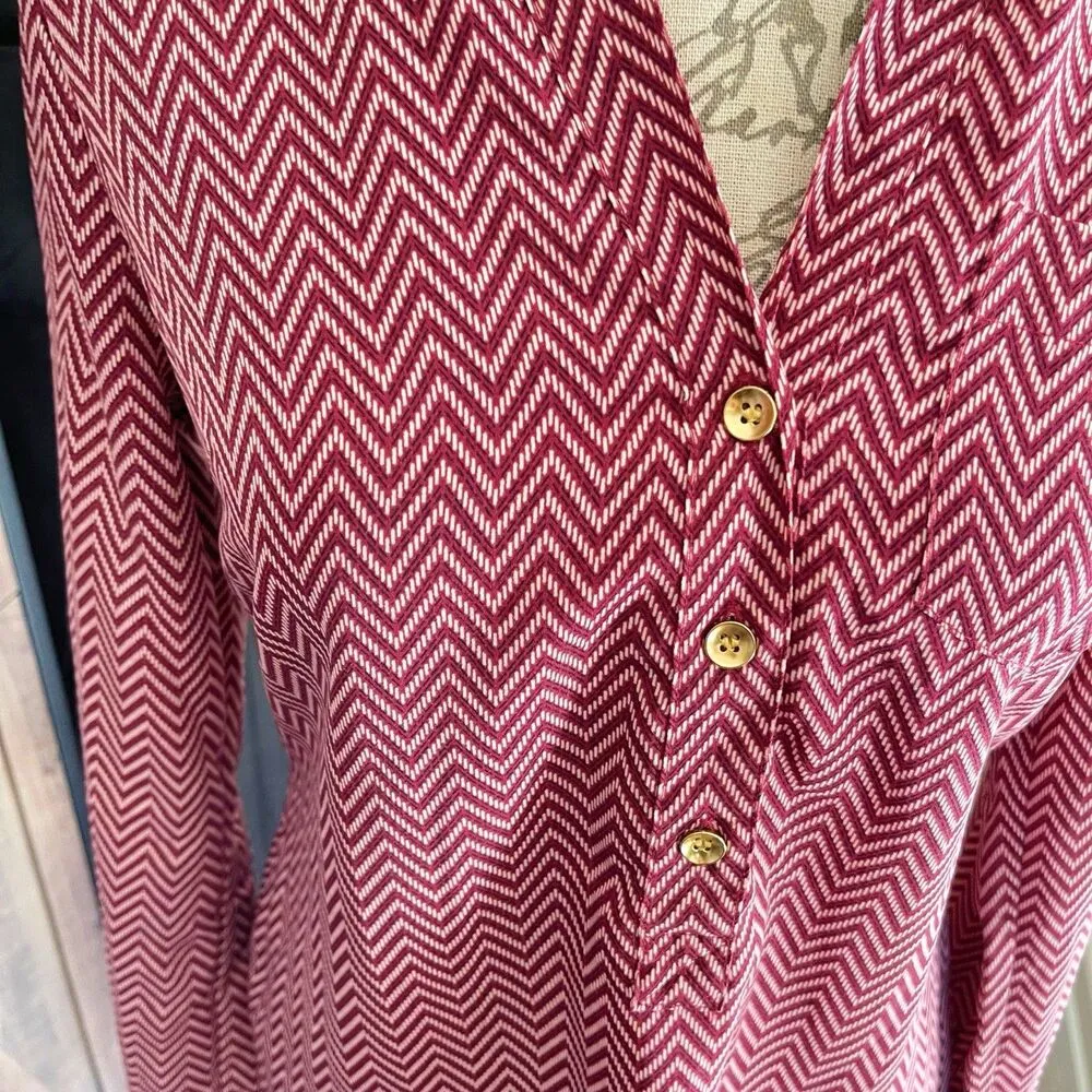 Limited Women's Dress Shirt XS Old Money Y2k Office Siren 70's Inspired Retro - Image 10