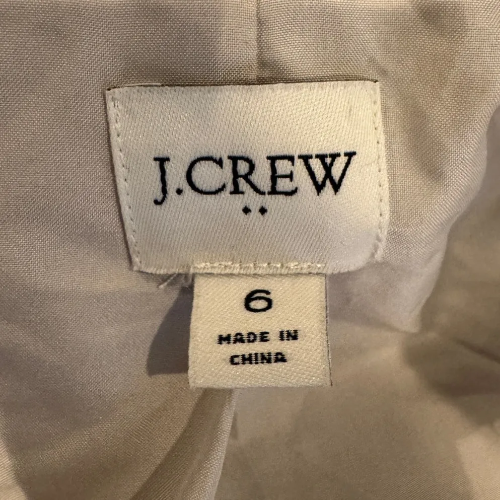 J. CREW Factory Wool Blend City Coat Size 6 - Image 8
