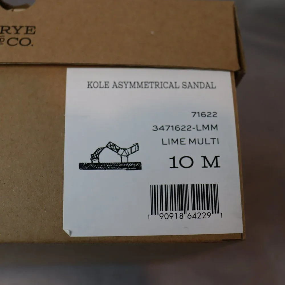 Frye New  Kole Asymmetrical Ankle Wrap Dad Sandals - Image 10