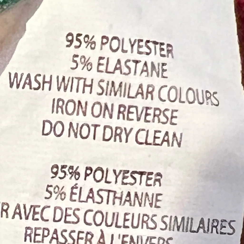 Boohoo Burgundy Red Chic Tapered Leg Elastic Waist Pants Women’s‎ Size 6 - Image 8