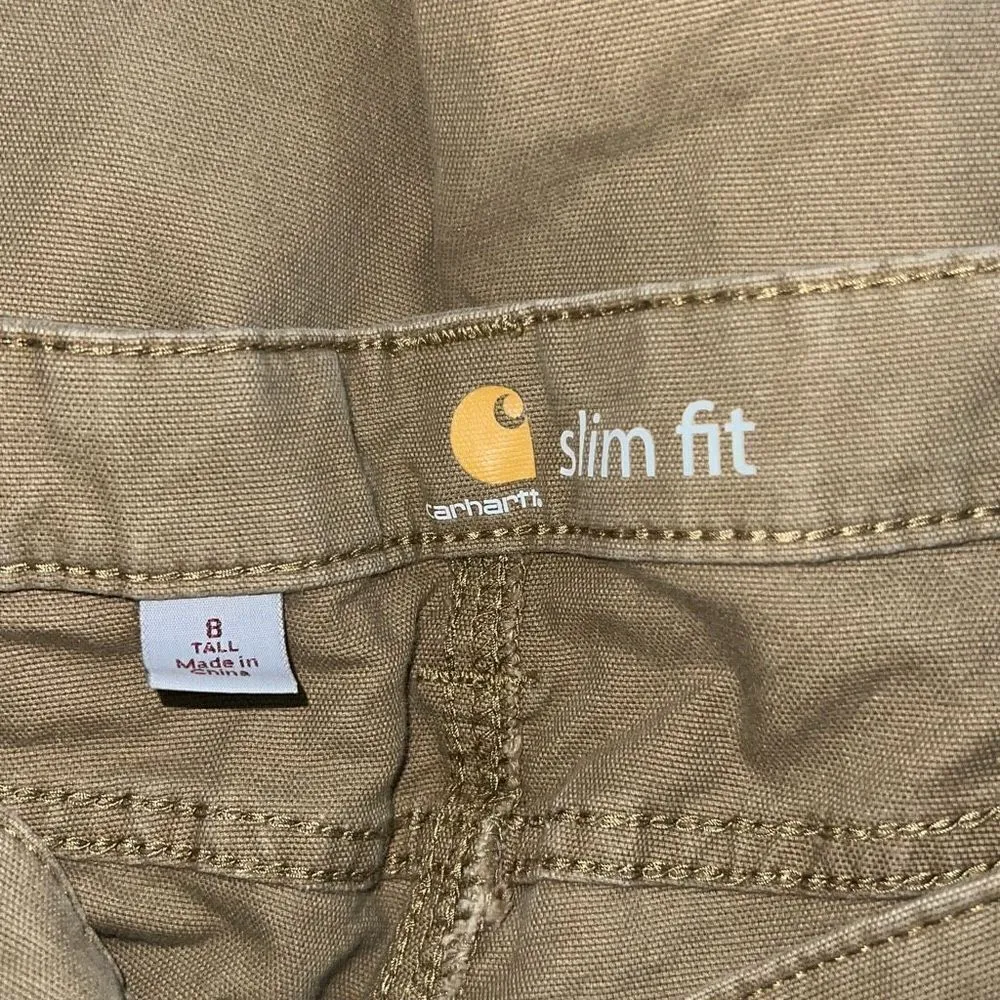✨Carhartt Women's Slim Fit Crawford Double Front Sz 8Tall Pant✨ - Image 6