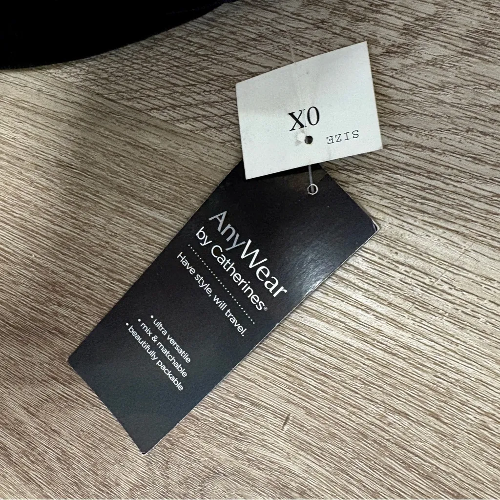 Catherines Velvet Wide Leg Pant Size 0X - Image 3