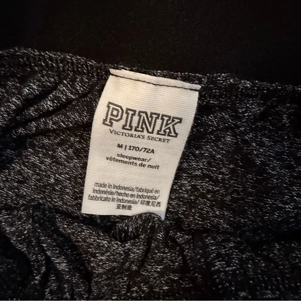 Victorias Secret PINK Rainbow Cozy Sleep Pajama Jogger Set Size Medium - Image 7