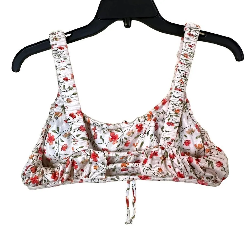 Zaful Floral Bikini Top Size Large - Image 3