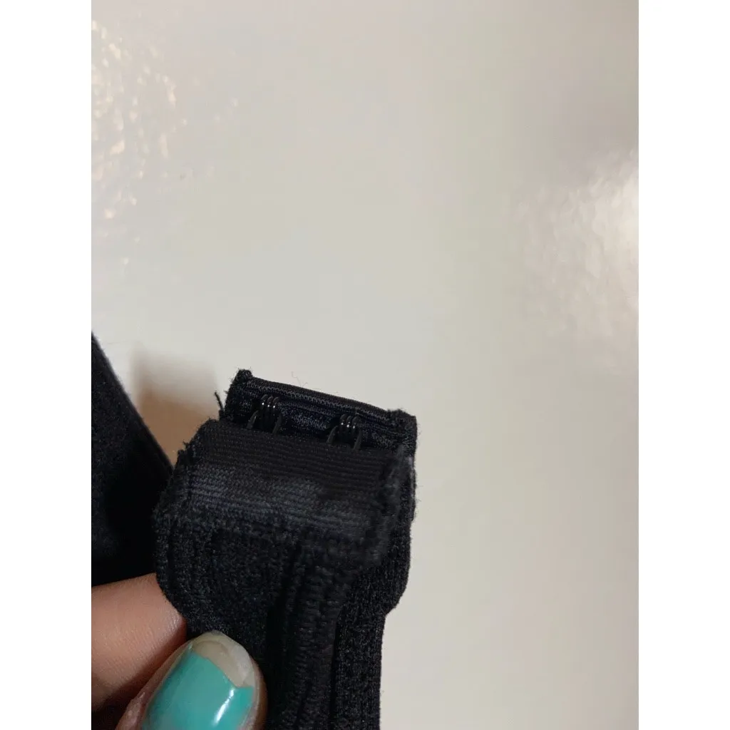 Dynamic Bodysuit One Shoulder Black Ribbed One Size - Image 3