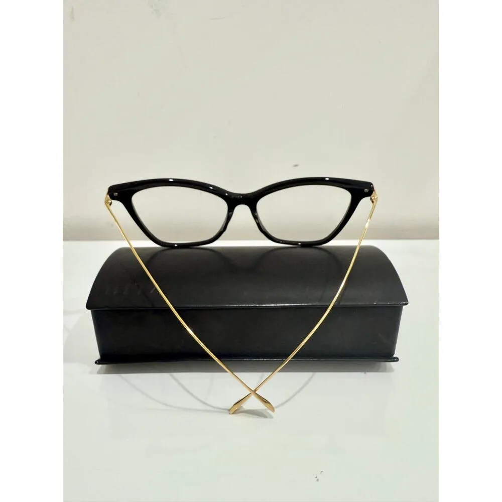 Dita Fearless Oversized Black Acetate Optical Frames Prescription Glasses - Image 3