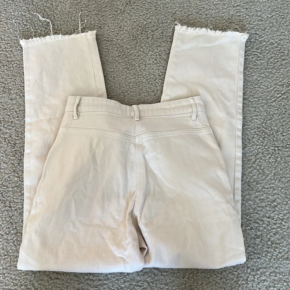 Wilfred Free Aritzia Cream Pants Straight Leg - Image 5