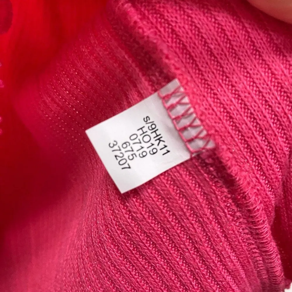 American Rag Cie women's Large long sleeve mock neck Raspberry Sorbet Ribbed Top - Image 5