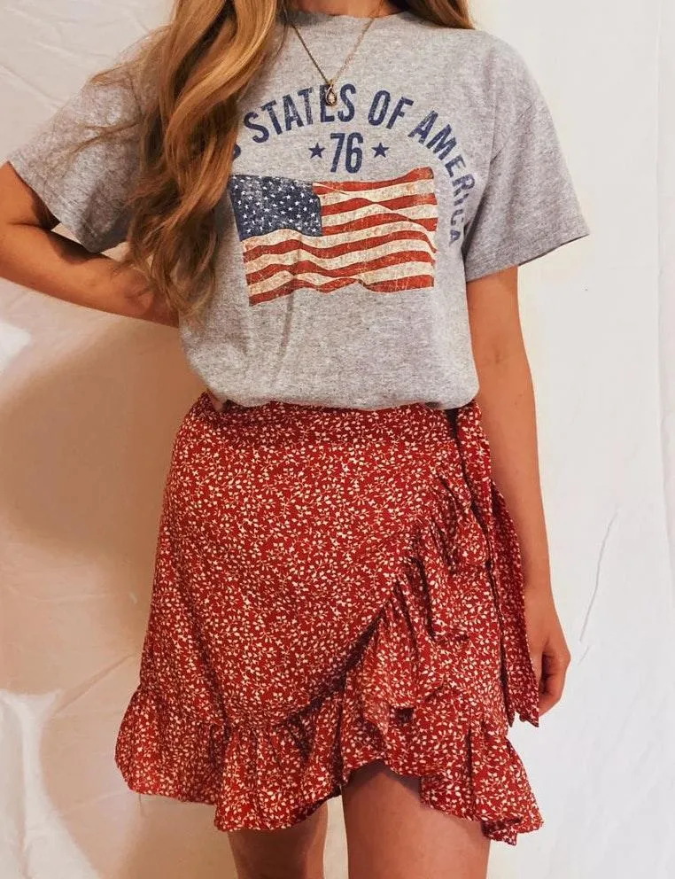 Vintage US Flag Tee - Image 3
