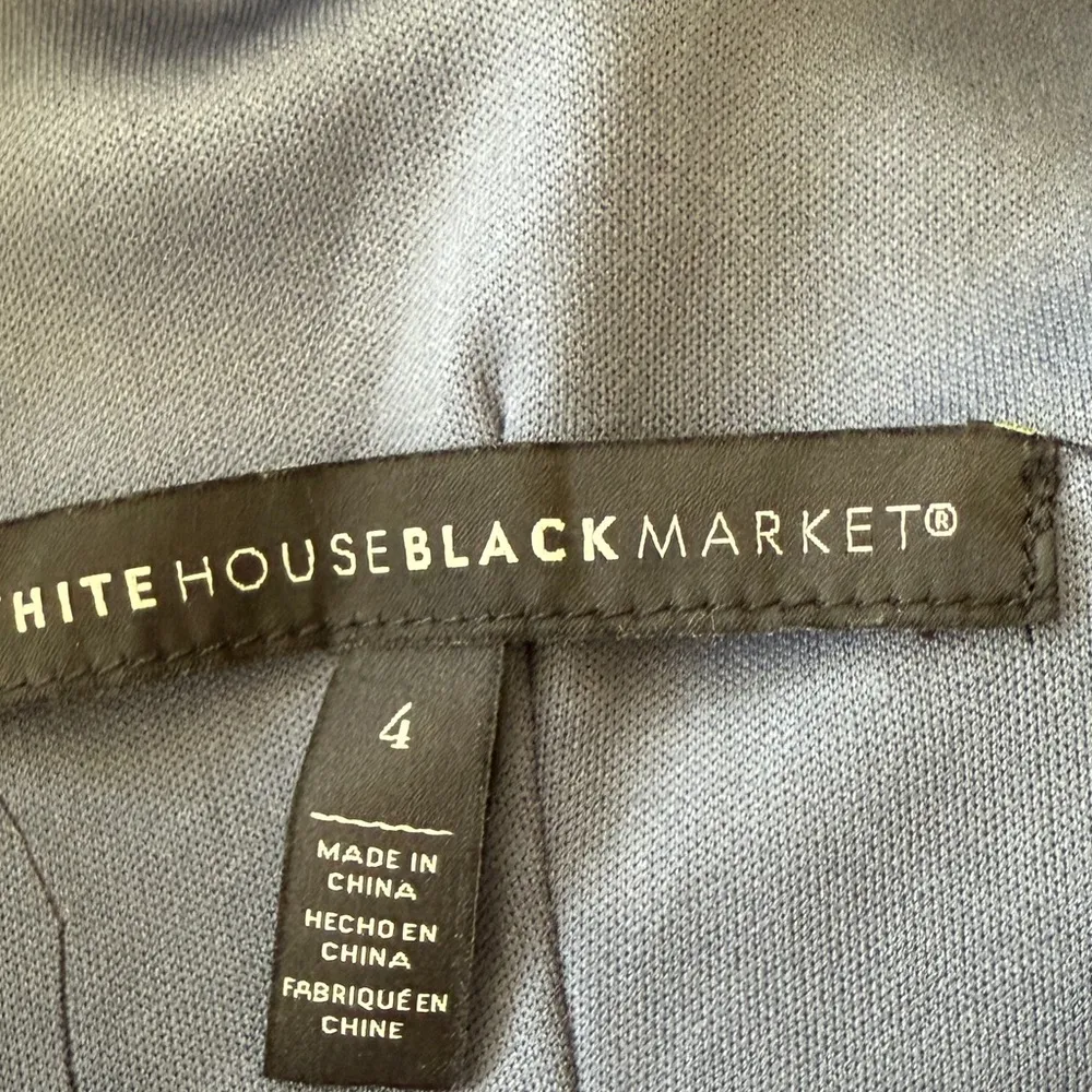 White House Black Market Floral Garden Print Bodycon Dress Size 4 Sleeveless - Image 7