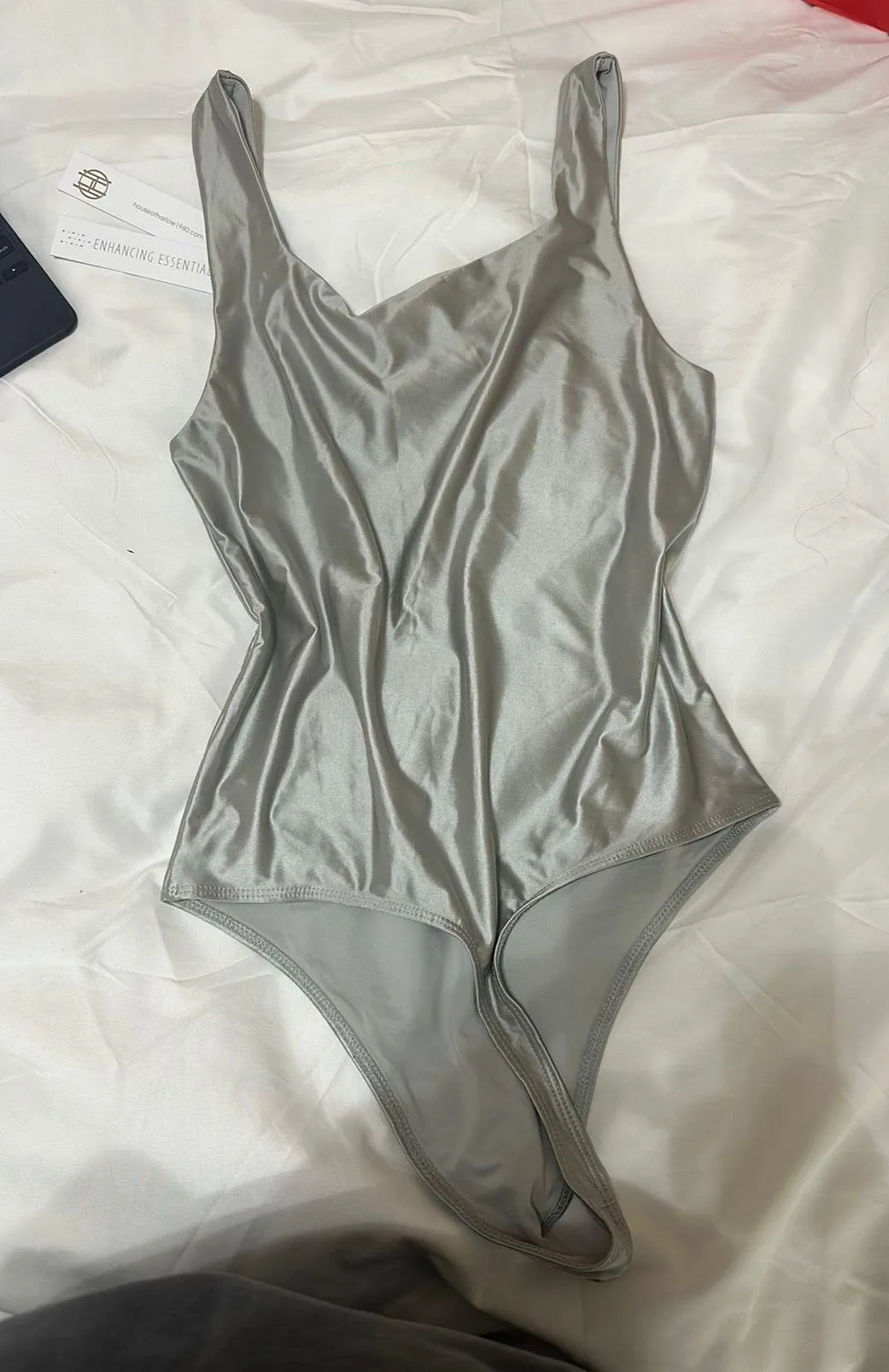 NWT Silver  Bodysuit - Image 2