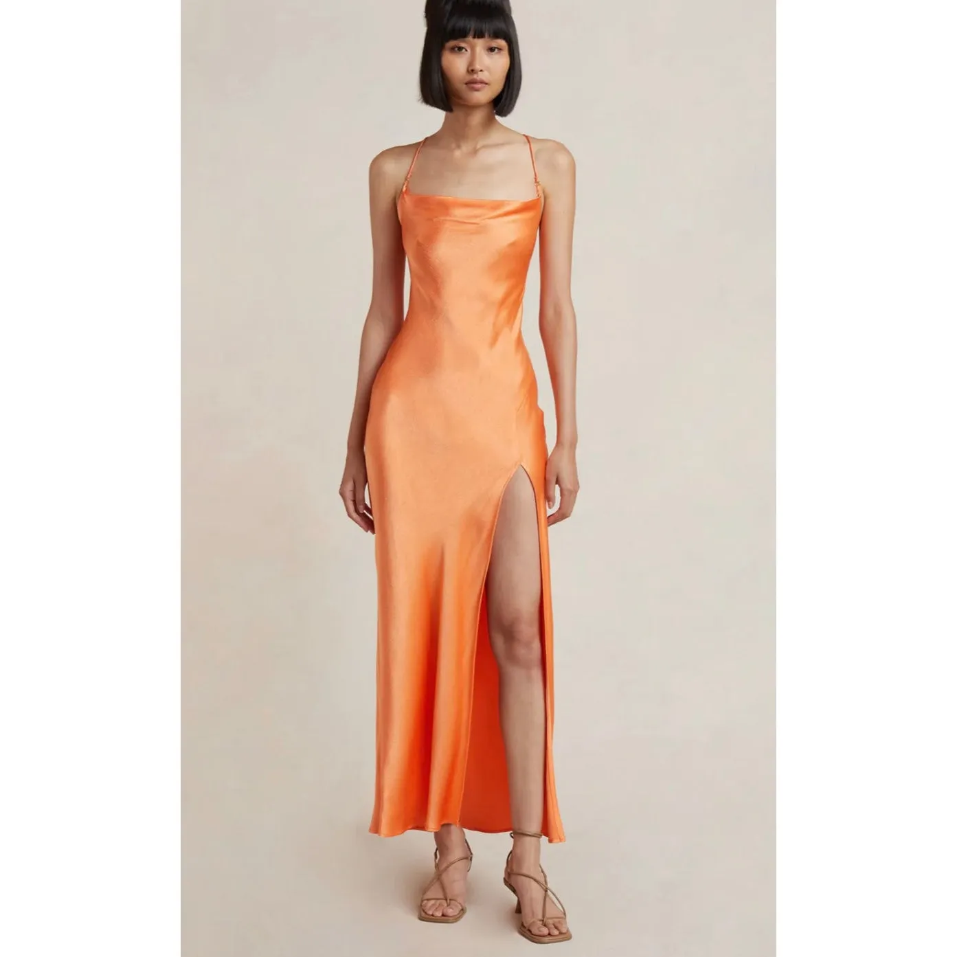 Bec & Bridge Annika Gown Maxi Dress in‎ Orange Size US 8 - Image 5