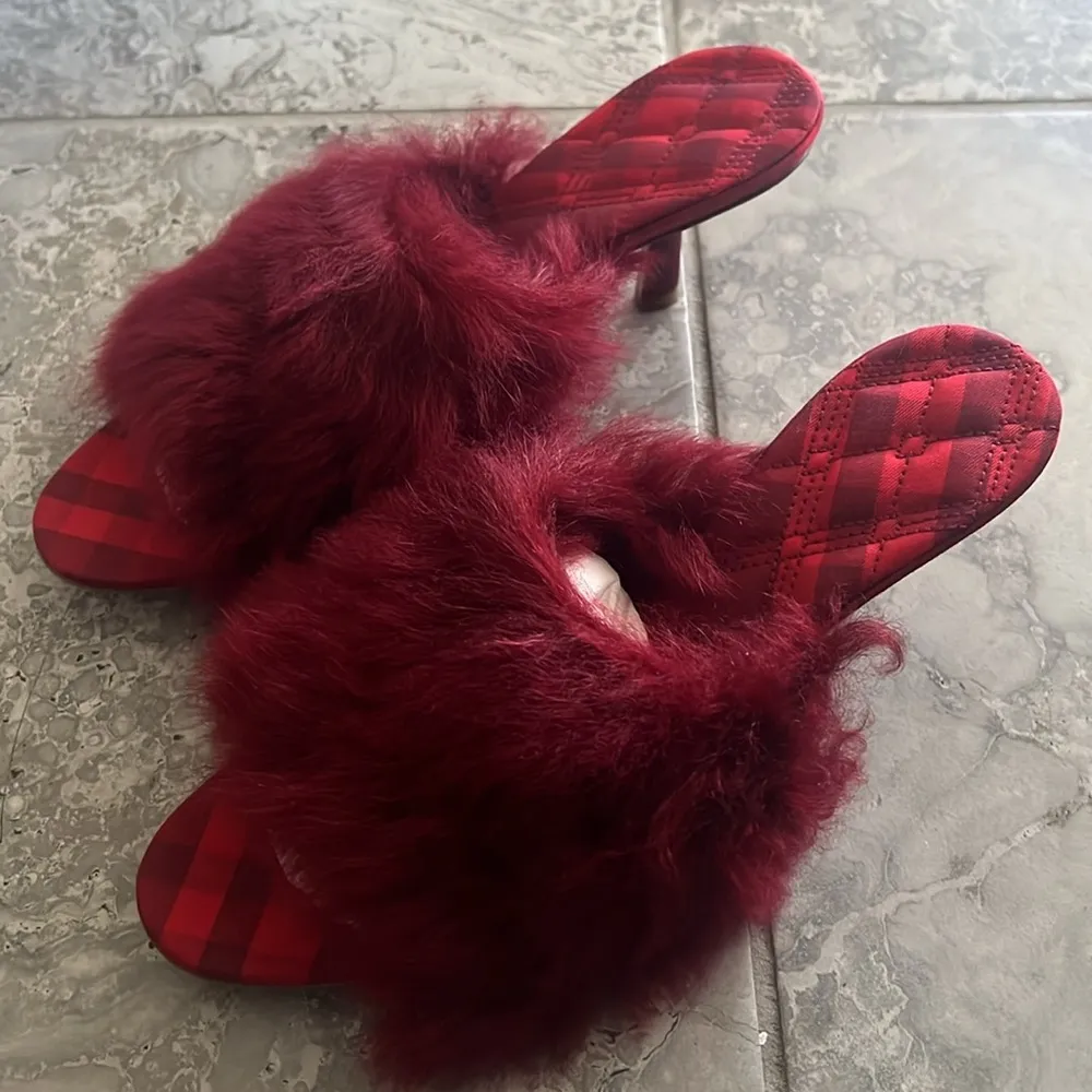 Burberry Minnie 65 Slip On High Heel Sandals, Size 37.5 NEW in Box $950 - Image 7