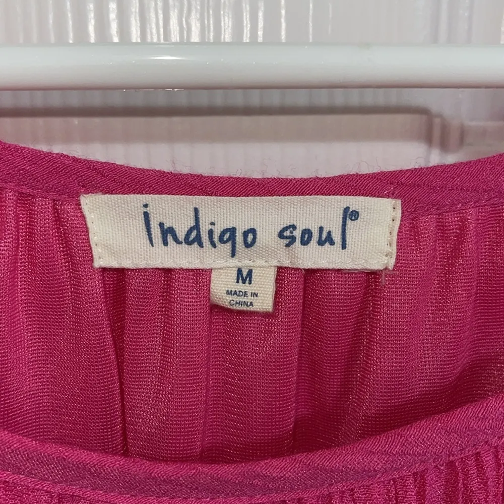 Indigo Soul pink tunic Size M - Image 2