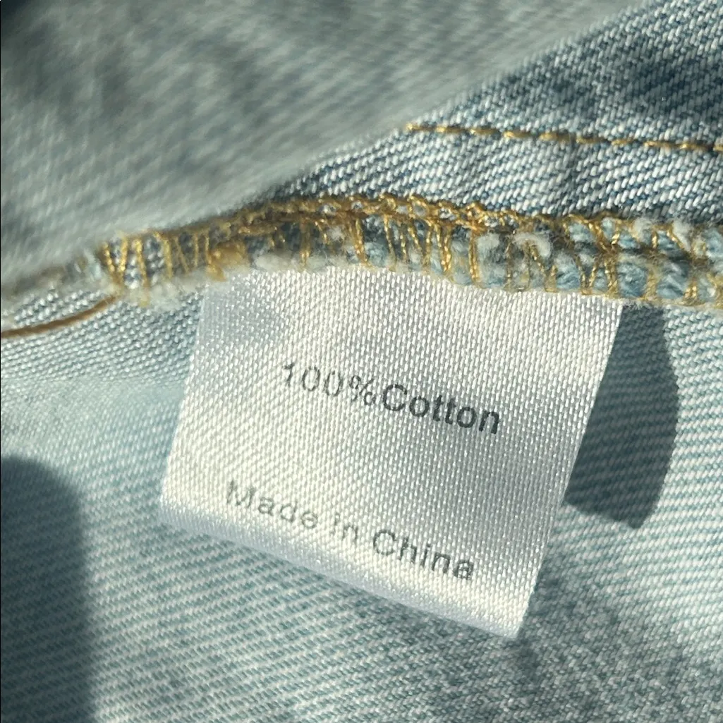 Tuckernuck Rizzo Denim Puff Shoulder Jacket Size XS - Image 12