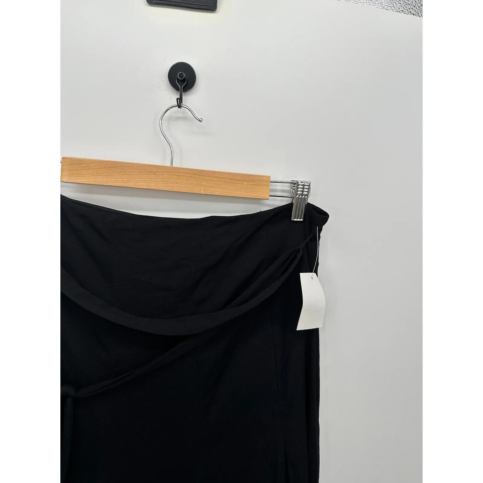 Studio 1940 Womens Black Skirt Size M NWT Y2K Deadstock Witchy Goth Grunge Sheer - Image 5