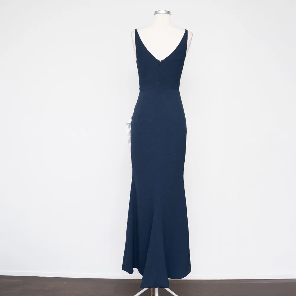 Dress The Population Jordan Ruched Side Slit Gown - Image 4