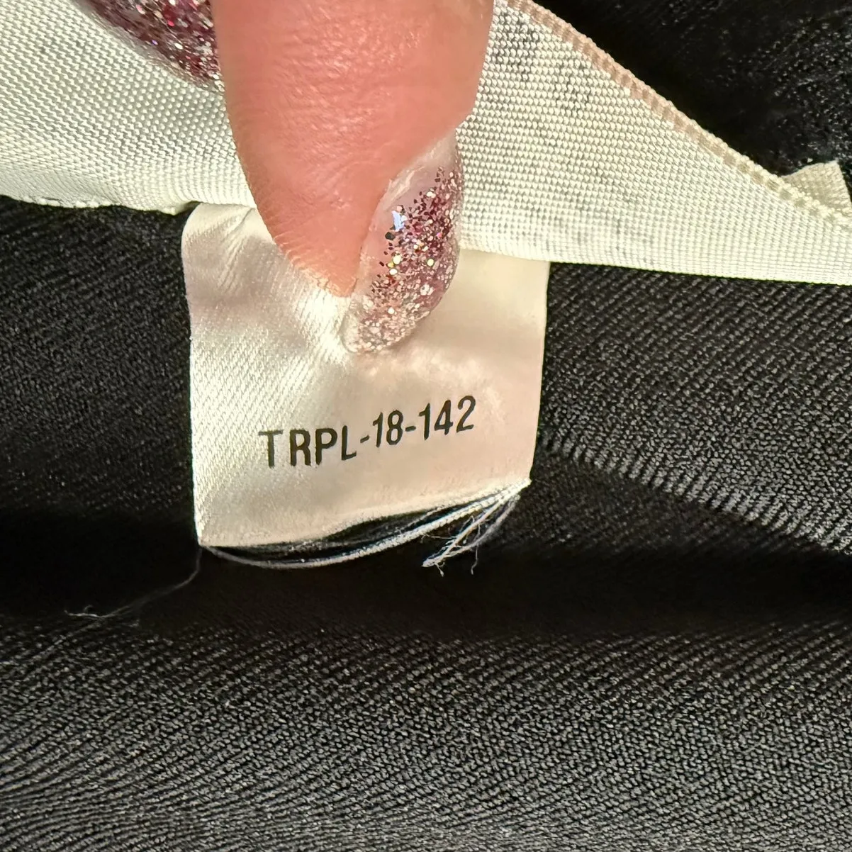 MM Lafleur Black Ponte Round Neck Half Sleeve Sheath Dress Plus Size +2 / 18 - Image 12