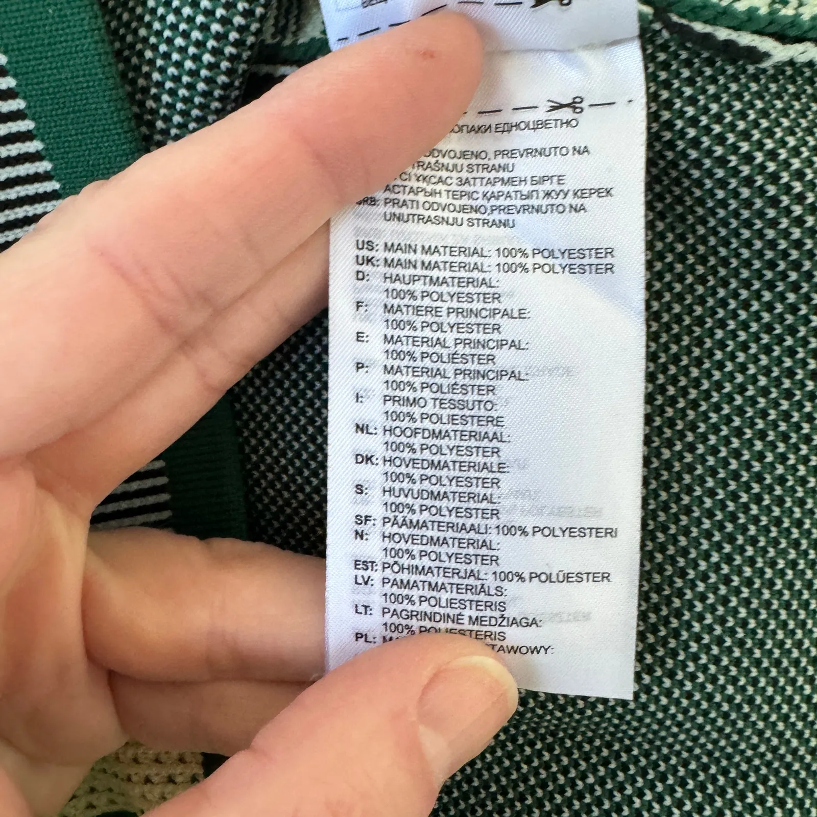 Adidas Ivy Park Green Knit Logo Bodycon Dress - Image 9