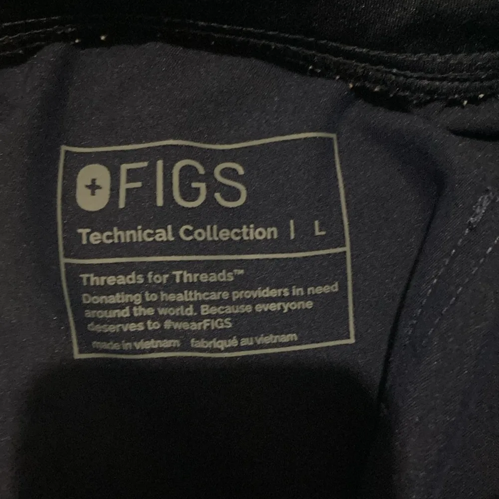 Figs Zamora Navy Blue Joggers Women’s Size Medium Scrub Pants - Image 12