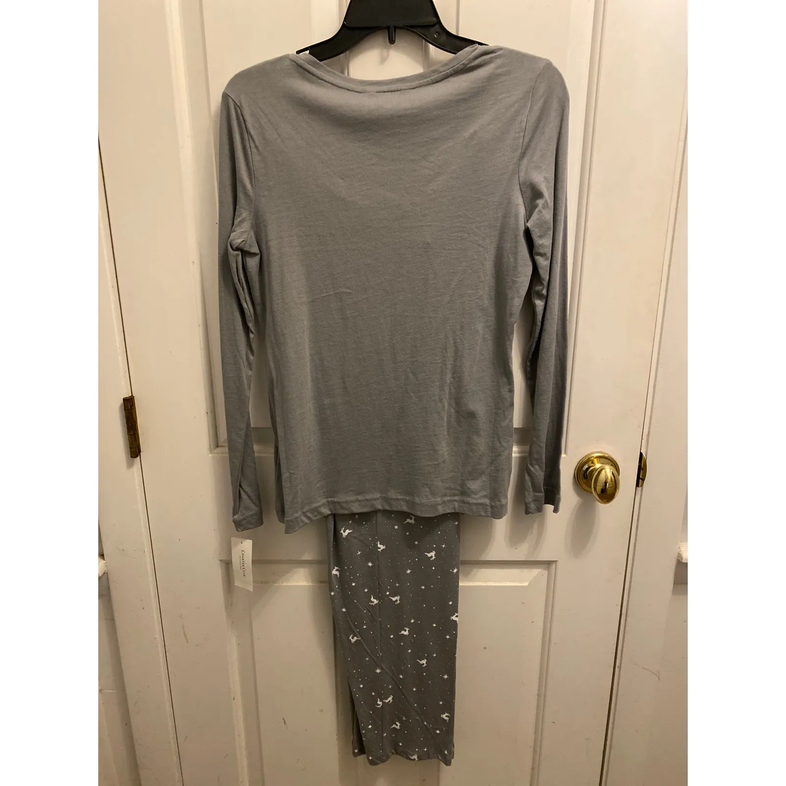 Charter Club Intimates Womens Size XS Grey 2 Piece Loungewear Set Cotton Comfort - Image 5