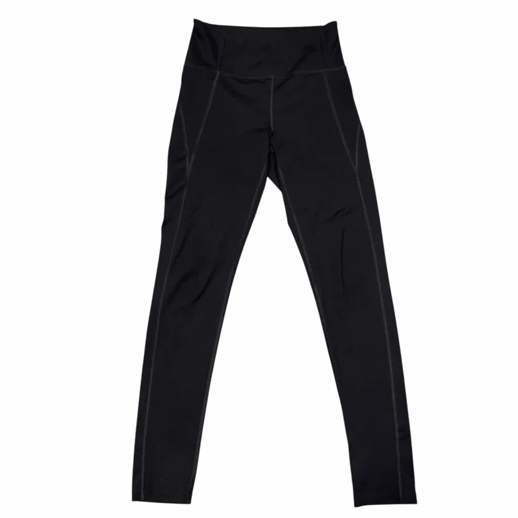 Girlfriend Collective Black High Rise Compression Leggings Pants size Medium - Image 4