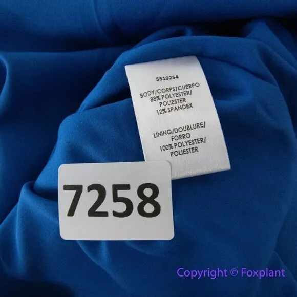 New!  Kay Unger‎ Alexa Pleated Midi-Dress in blue, size 8 - Image 16