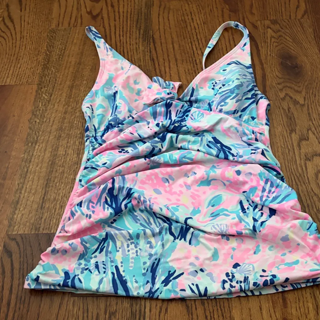 Lilly Pulitzer Halter Tankini Size 6 - Image 2