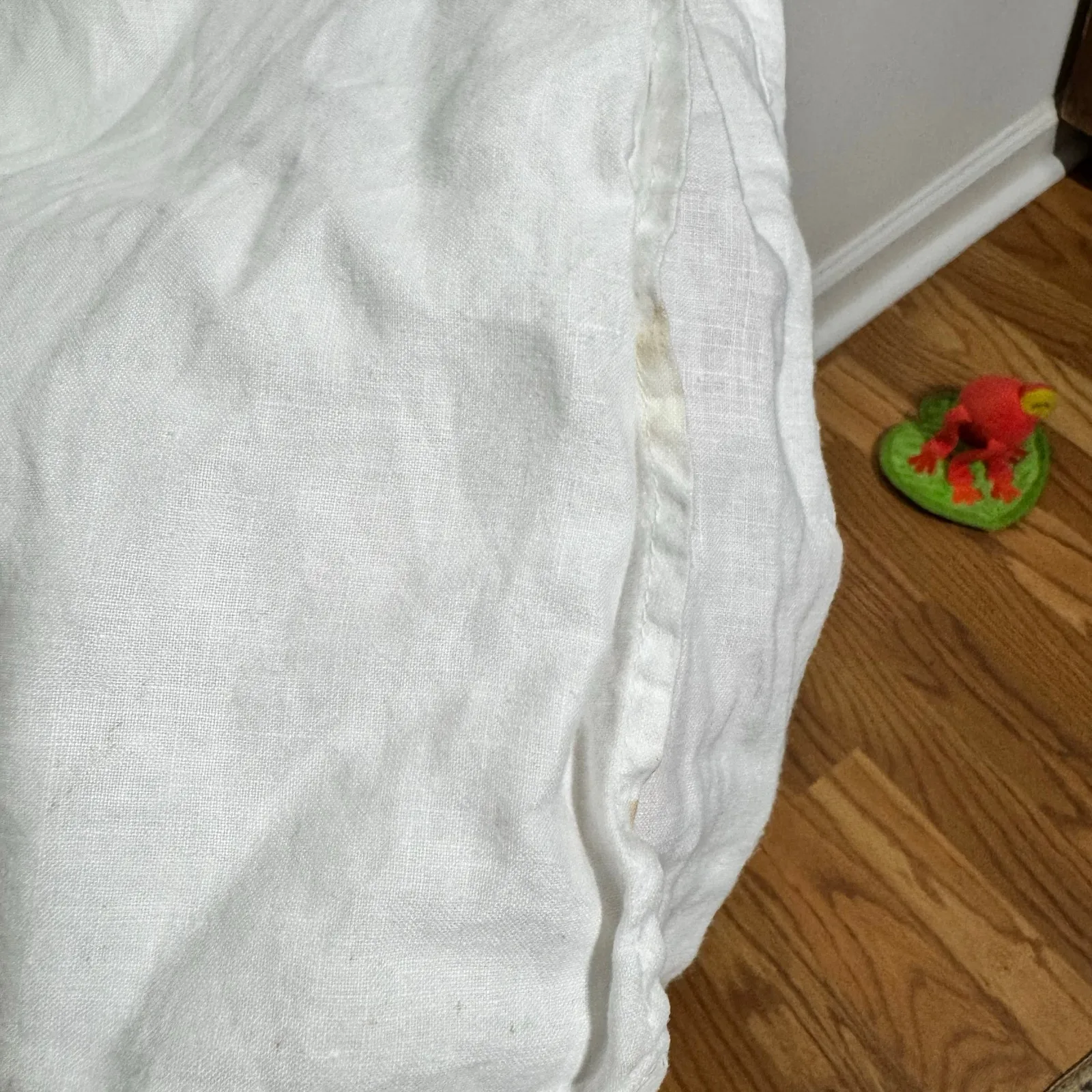 Kleen Linen Lagenlook 90s Made in USA Maxi Dress Women L White Rose Embroidery Size L - Image 4