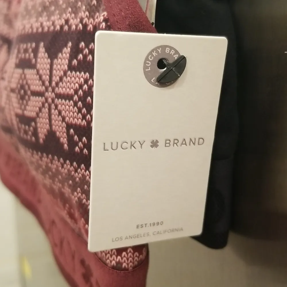 💕LUCKY BRAND💕 Bralettes (2 Pack) Snowflake Pattern & Black Small S NWT - Image 6