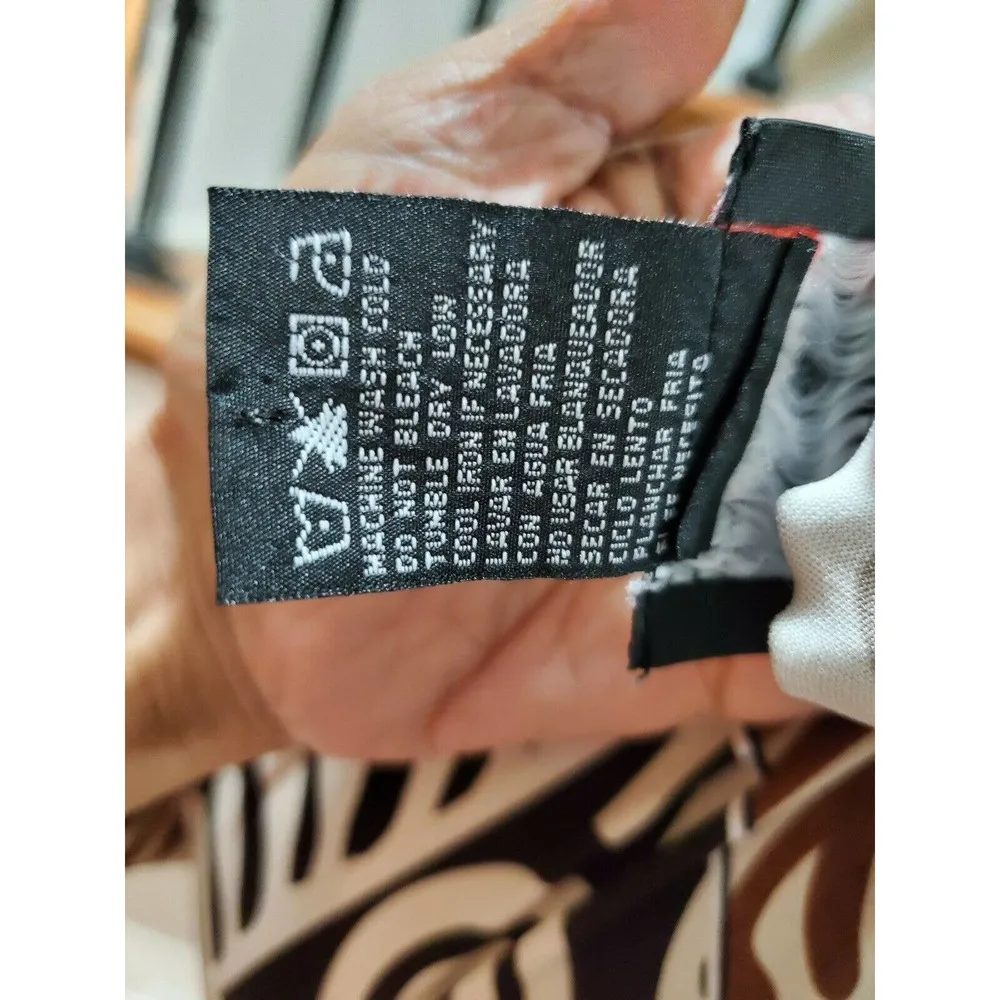 Scarlett Women Multicolor Polyester Round Neck Short Sleeve Knee Length Dress 8 - Image 9