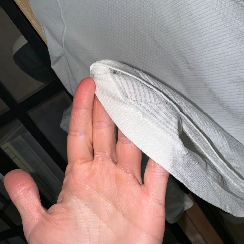 Lululemon Swiftly Tech Long Sleeve Shirt 2.0 Race Length tee white waist top - Image 8