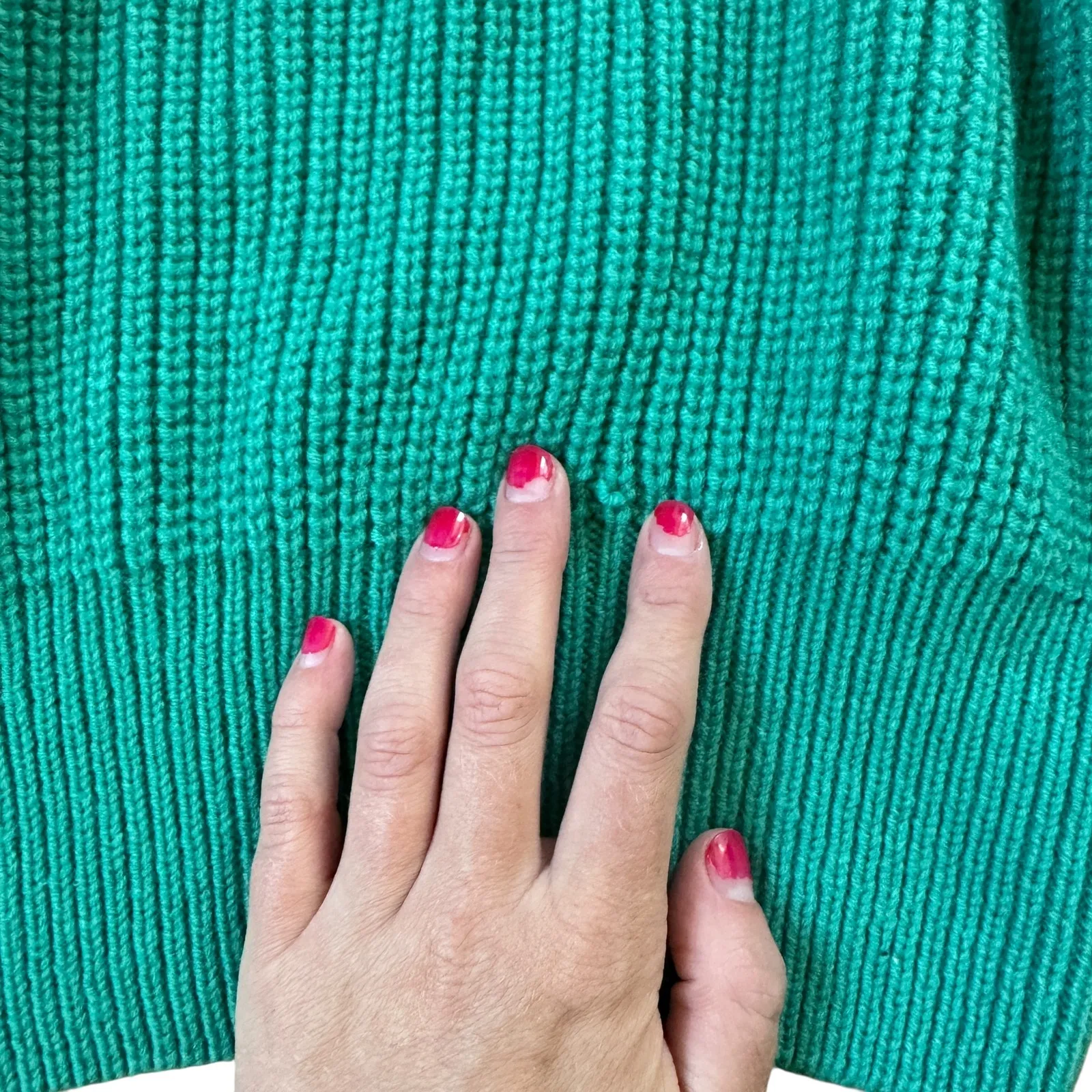 Baum Und Pferdgarten Chizu Wool Blend Sweater Waterfall Half Zip Green - Image 8