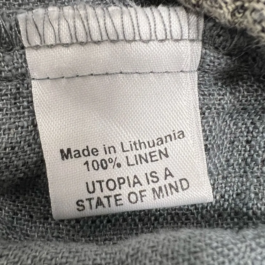 Flax 100% Linen Pull On Pants - Image 6