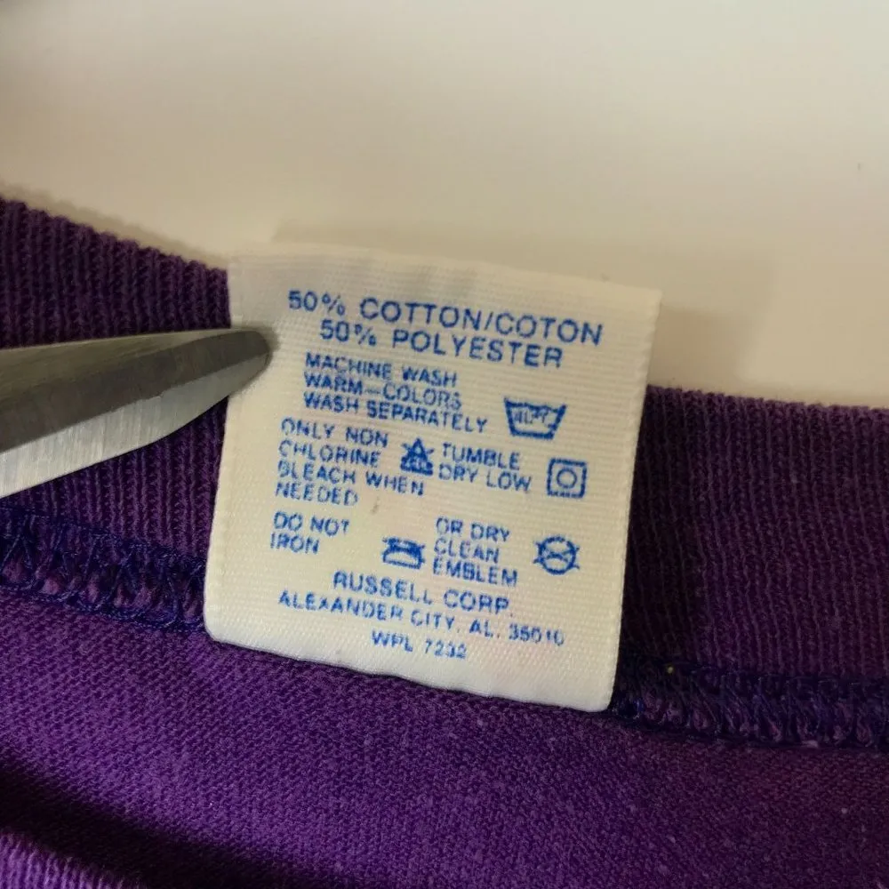 Bethel Baptist Church T Shirt 1992 Vintage 90s Be The One Purple Large L USA - Image 15