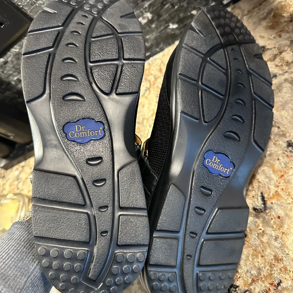 Dr Comfort Mary Jane Shoes Sz 11 Double Depth Diabetic Black Leather Jackie - Image 6