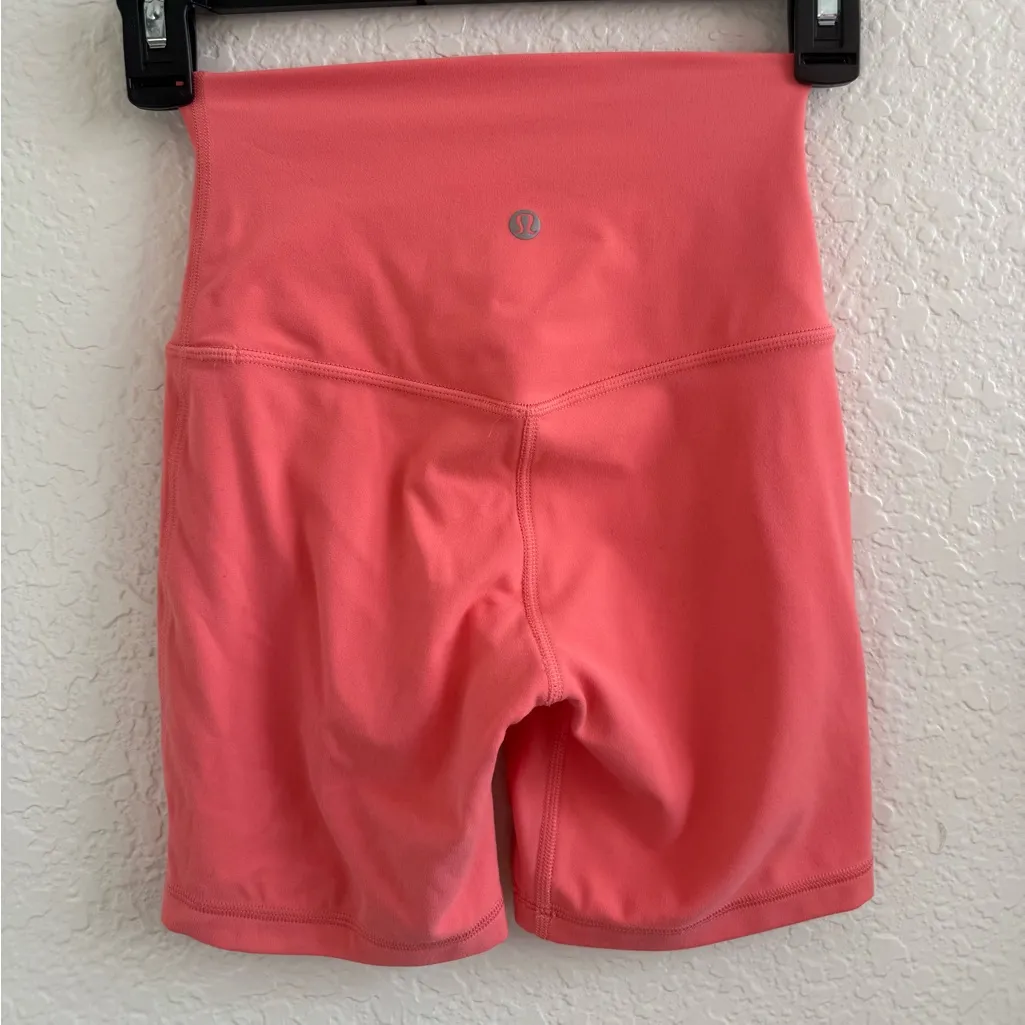 Lululemon Align High Rise Short Size 2 Desert Red Pink - Image 6