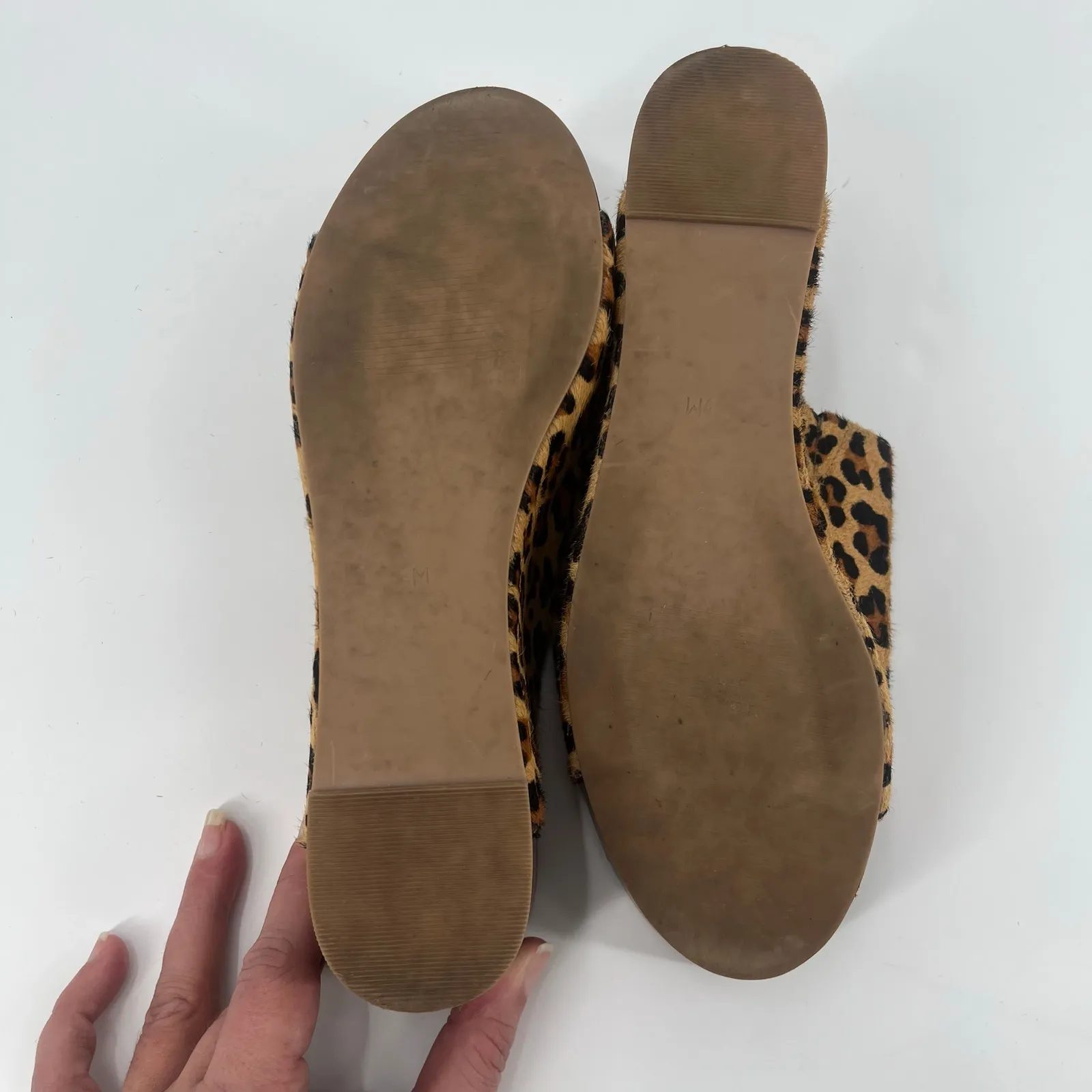 Coconuts by Matisse Freya Platform Slides Sz 8M Y2K Chunky Boho Leopard Indie - Image 4