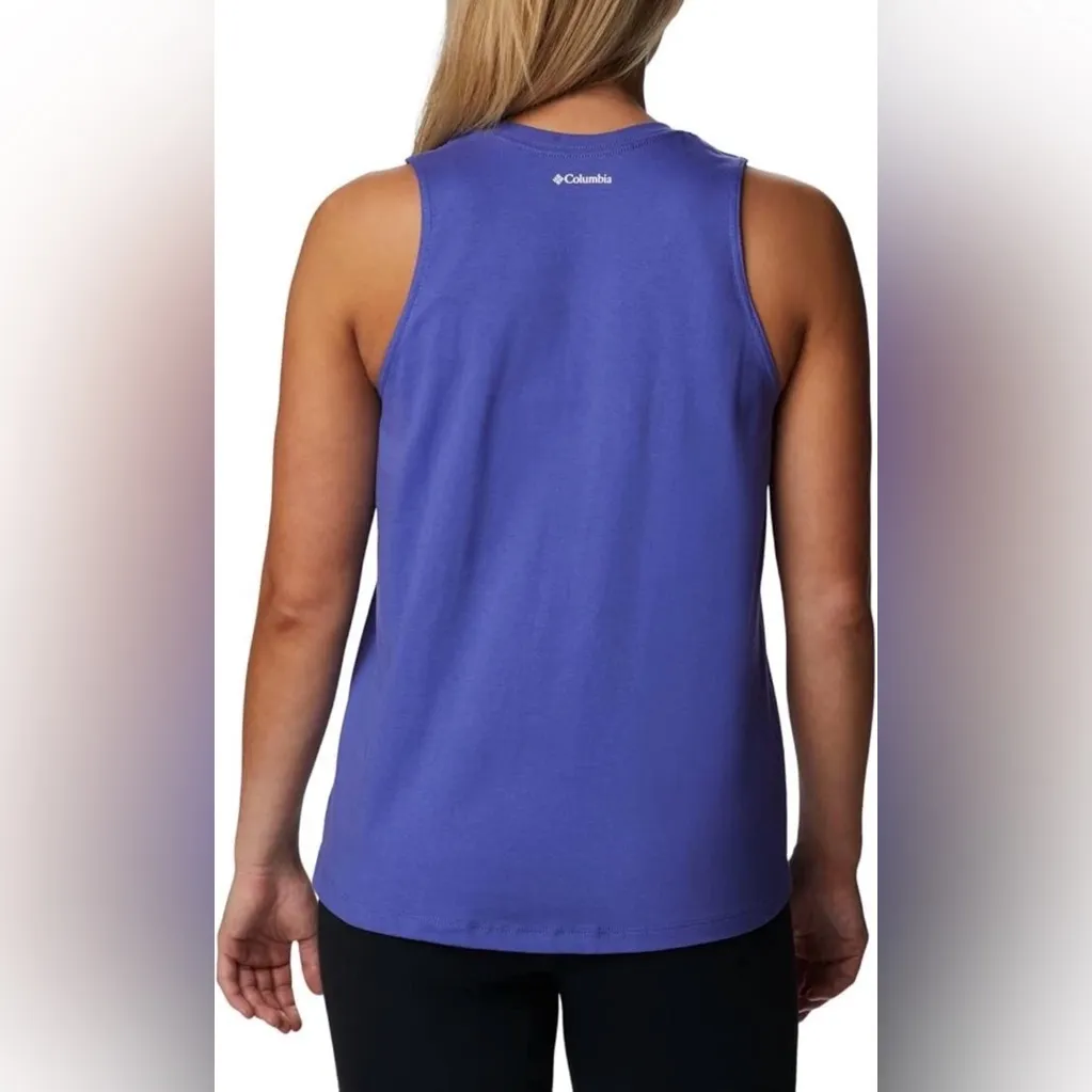 NWT Columbia North Cascades Womens Purple Lotus Graphic Tank Top Size Medium - Image 3