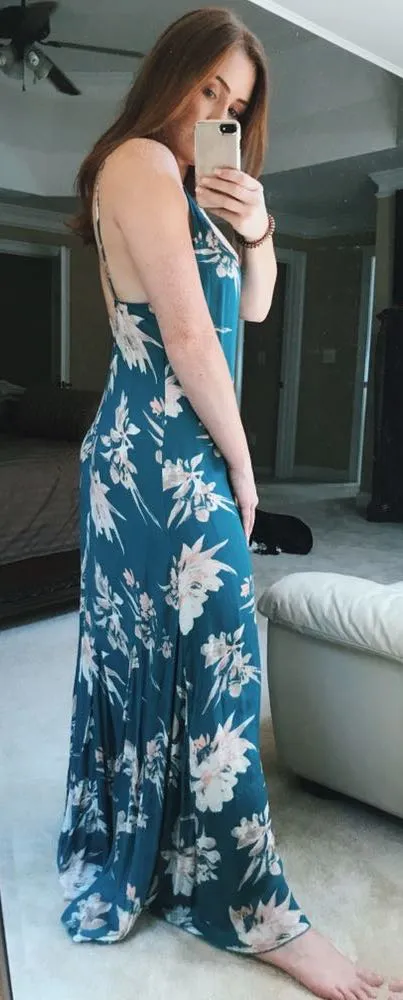 Free People Floral Maxi Dress - Image 6