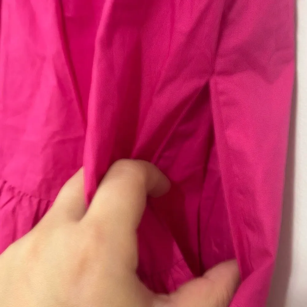 Avara Fushcia Pink‎ Ruffle Mini Dress Girlhoodcore NWT Size Large Pink - Image 2