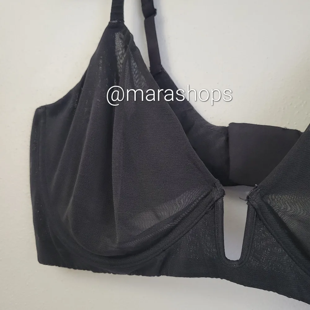 Mesh One Wire Plunge Bra - Image 3