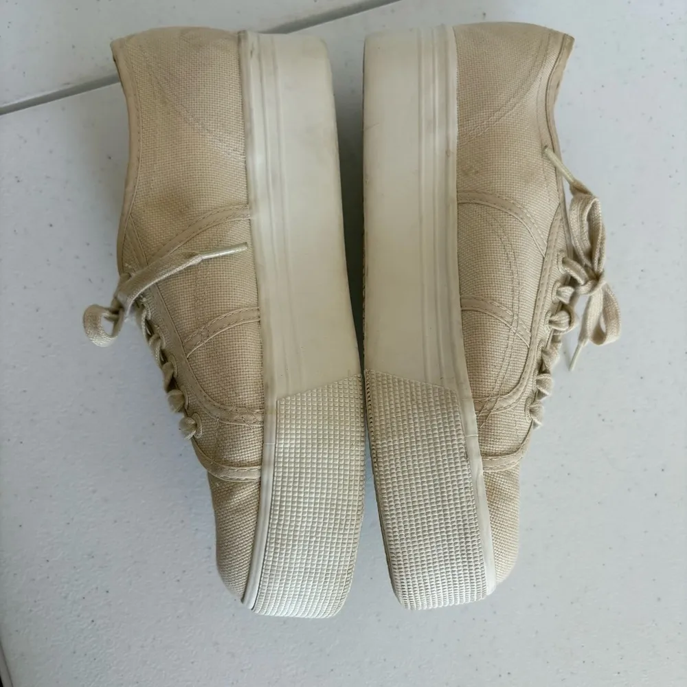 Superga platform sneakers cream  39.5 8.5 - Image 5