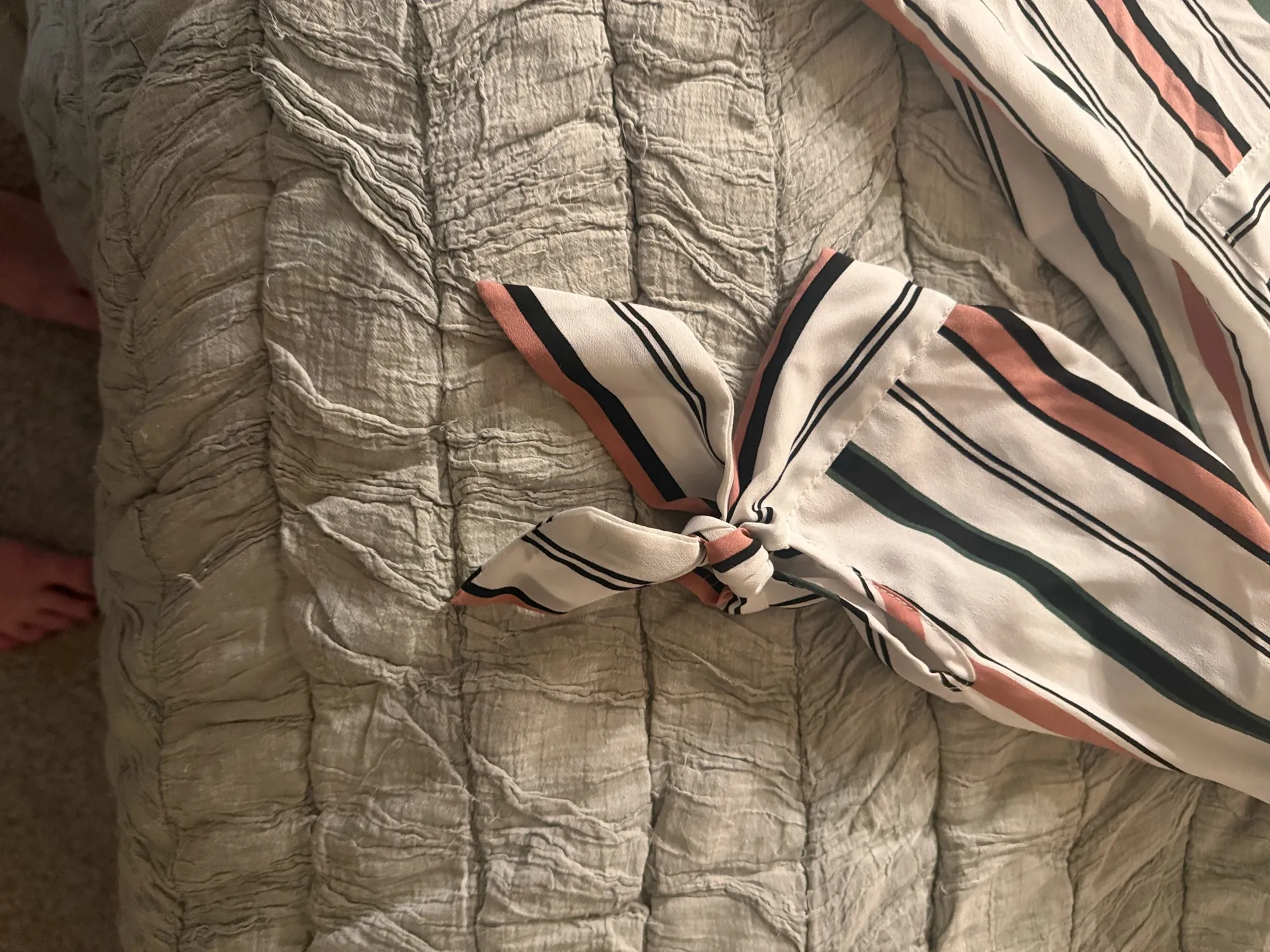 Sweet Rain Multicolor Striped Blouse - Image 3